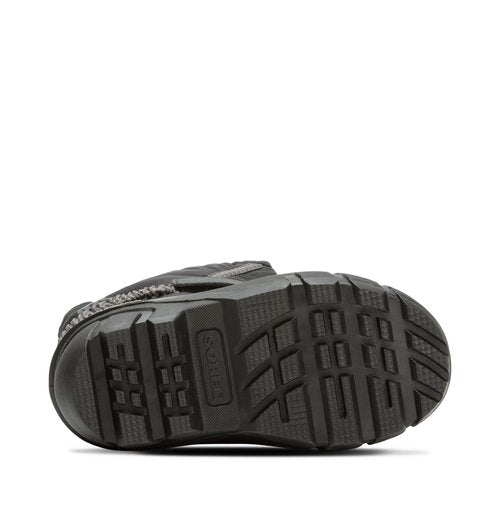 SOREL Children's Flurry Boot - Black, City Grey - 3