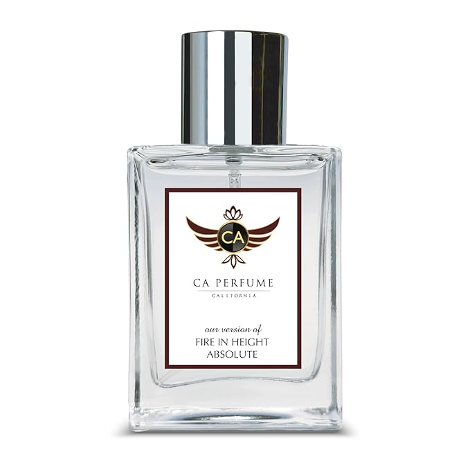 CA Perfume Impression of Fire in Height Absolute for Men Woody Floral Musk Fragrance Long Lasting Mens Cologne Eau De Parfum 1.7 Fl Oz 50ml