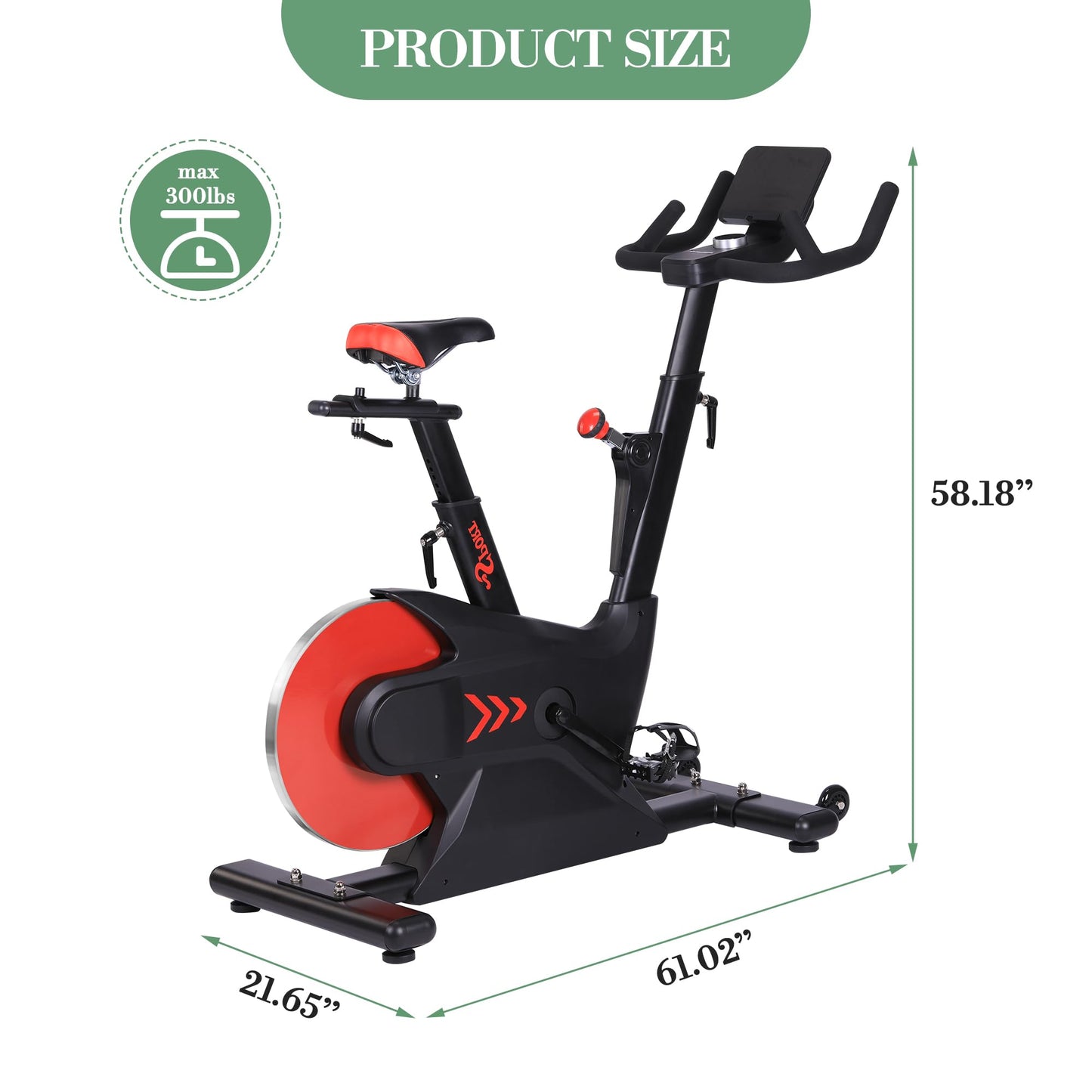 FusionCycle Pro Magnetic Exercise Bike - Smart Knob Resistance, Silent Belt Drive & App Connectivity for Home Cardio Workouts, Cycle Bike with Ipad Mount & Seat Cushion, Rear Flywheel
