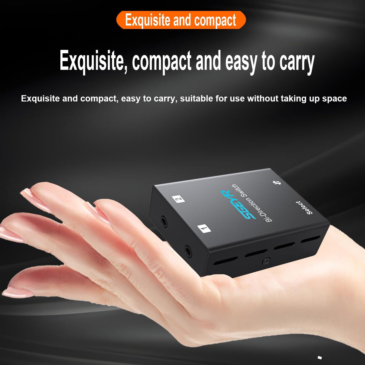 Sgeyr Audio Switcher 3.5Mm Bi-Direction Switch 2-In-1 Out/ 1-In-2 Out Audio Stereo Mixer Mini Sound Mixer For Pc Versatile Conne
