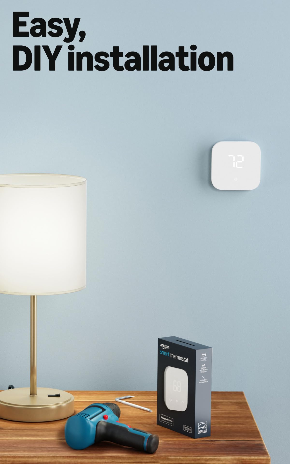 Amazon Smart Thermostat with C-Wire Adapter