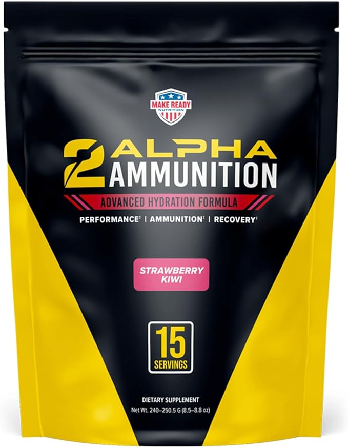 MAKE READY NUTRITION - 2Alpha Ammunition Strawberry Kiwi - 15 Servings Stick Pack