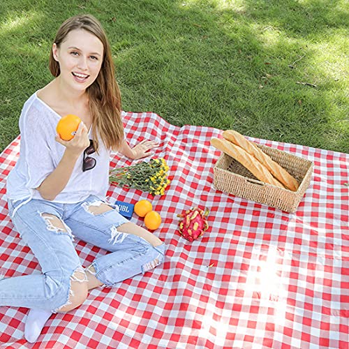LRUUIDDE Extra Large Picnic Blanket Beach Blankets, Outdoor Foldable Waterproof Sand Mat for Beach Camping Hiking Travel F...