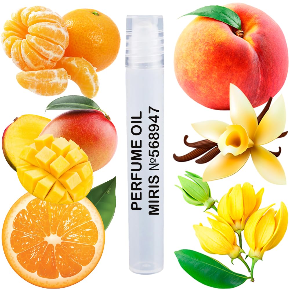 MIRIS No. 568947, Inspired by Dirty Mango, Long-Lasting Perfume Oil for Women Roll-On, Rollerball 0.34 Fl Oz / 10 ml
