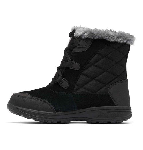 Columbia Womens Ice Maiden Shorty, Black/Columbia Grey, 7.5