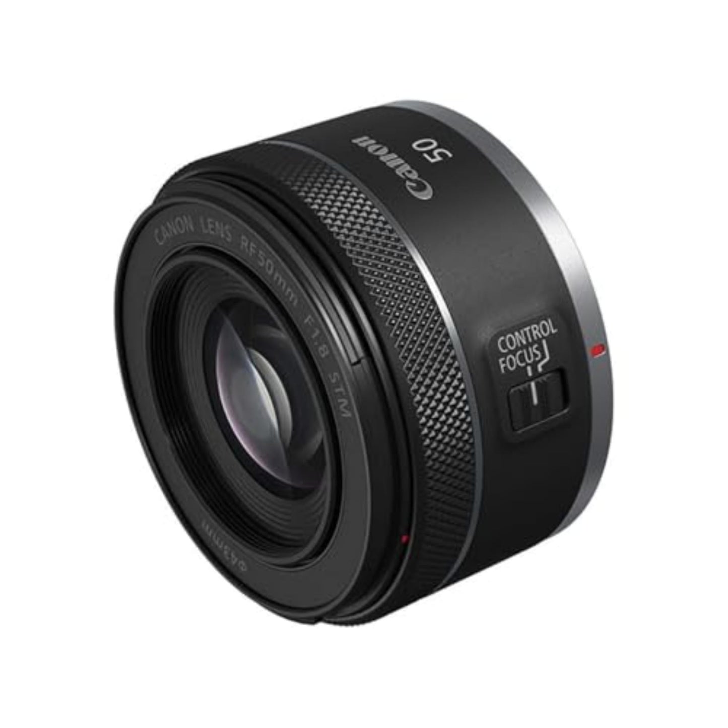 Canon RF50mm F1.8 STM Lens, Mirrorless Lens, Fixed Focal Length, Compatible with EOS R Series Mirrorless Cameras, Compact, Lightweight Design, Portraits, Landscapes, Photography, Black