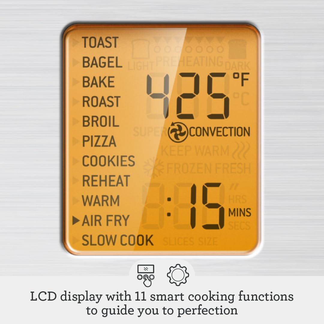 Breville BOV860BSS Smart Oven Air Fryer and Convection Oven, Brushed Stainless Steel