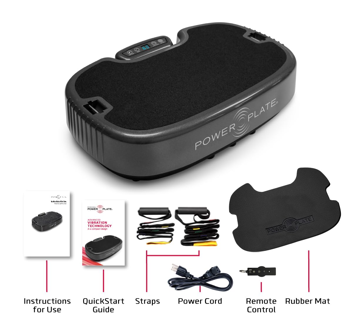 Power Plate Personal Vibrating Exercise Tool, Increase Core Strength, Improve Balance and Stability
