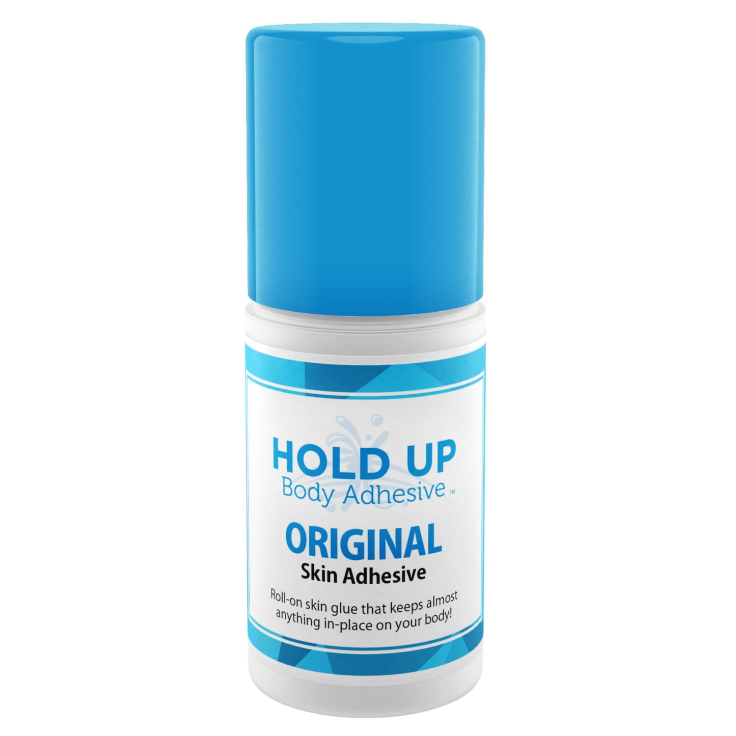Hold Up Body Adhesive Original Roll-On – Body Glue for Dancers, Skin Adhesive for Compression Stockings, Sock Glue for Costumes, Lingerie, Cosplay, Fashion & Support Wear – 2 oz – Made in The USA