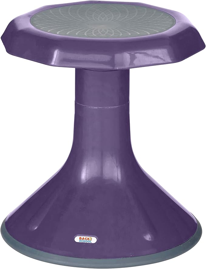 Back2School Express Wobble Stool, 15", Flexible Seating, Eggplant