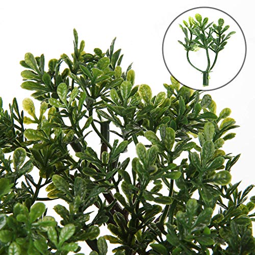 Artificial Bonsai Tree Juniper Faux Plants Indoor Small Fake Plants Decor with Ceramic Pots for Home Table Office Desk Bat...
