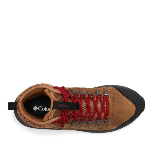 Columbia Men's Trailstorm Crest Mid Waterproof, Elk/Black, 12