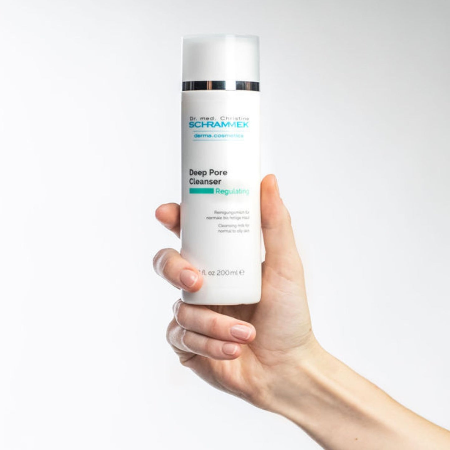 Schrammek Deep Pore Cleanser (6.8 fl oz) - Cleansing Milk for Normal Skin - Makeup Removal - Face Wash & Cleanser - No Parabens