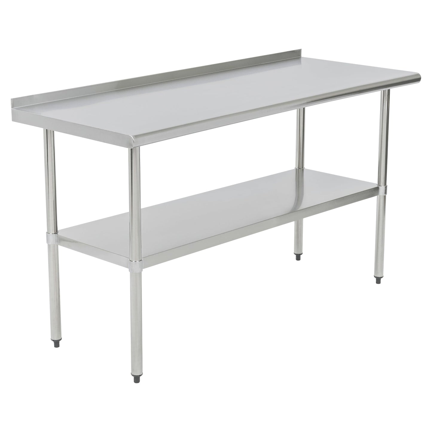 Pearington NSF Certified Stainless Steel Kitchen Prep and Work Table, Commercial Work Table for Restaurant and Home, 60" x 24", Stainless Steel