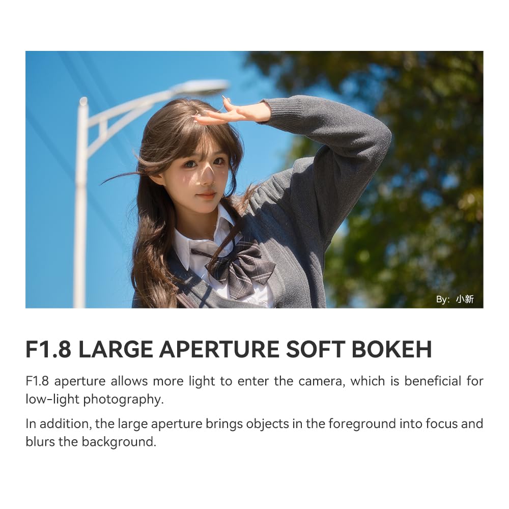 TTArtisan AF 56mm F1.8 Auto Focus Lens APS-C Compatible with Sony E-Mount Mirrorless Cameras A5000 A5100 A6000 A6100 A6300 A6400 A6500 A6600 NEX-3 NEX-3N NEX-3R NEX-5T NEX-5R NEX-5 (Black)