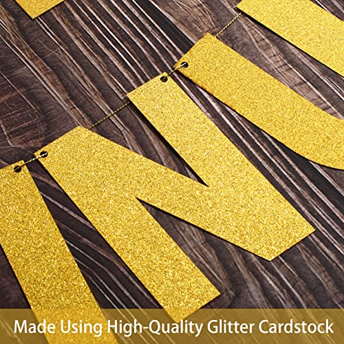 TaoBary 112 Pcs DIY Letter Kit Glitter Customizable Banner Letters Include 107 Letters and Numbers 3 Rope and 2 Needles fo...