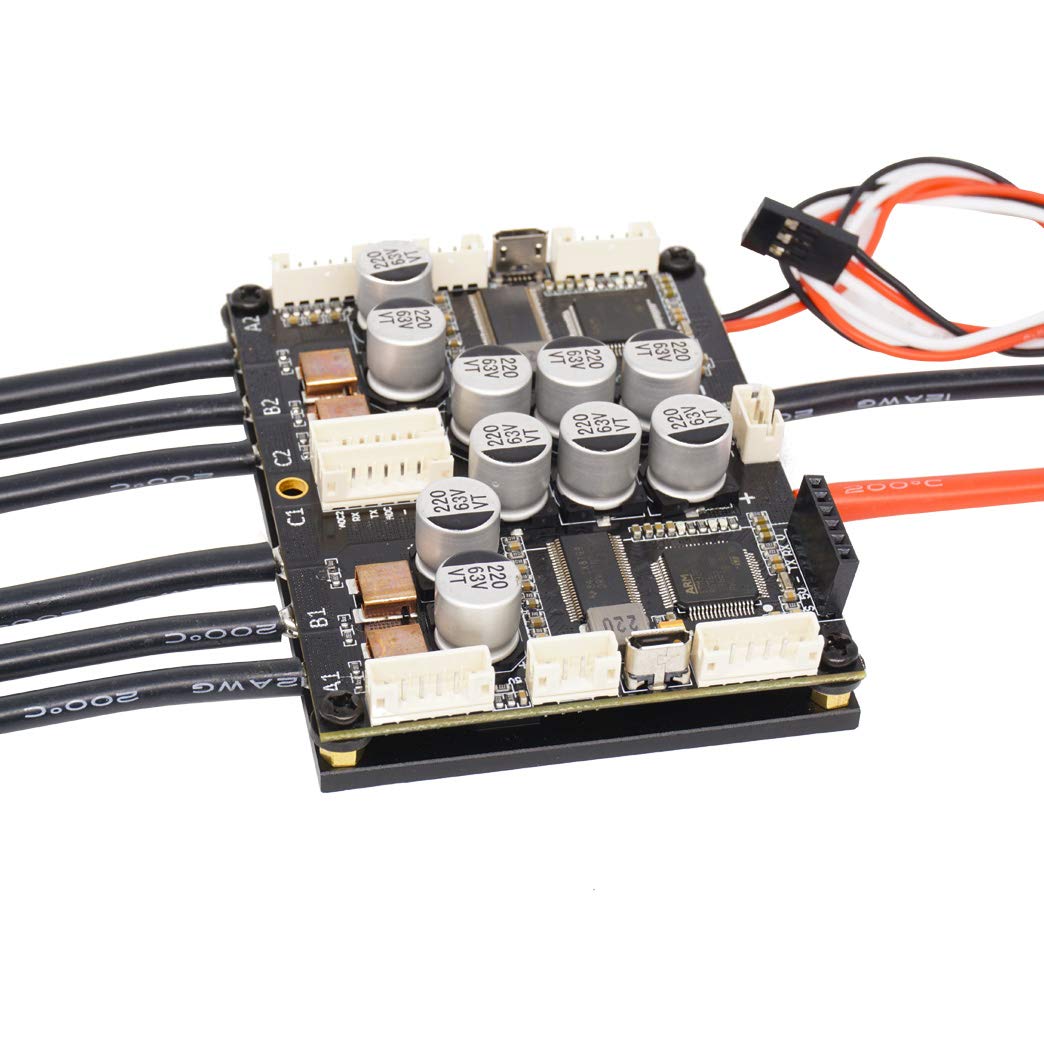 FLIPSKY Dual FSESC 4.20 Plus (Based on ESC) with Anti-Spark Switch Integrated Anodized Aluminum Heatsink Skateboard Electric Speed Controller E-Bike Longboards Skateboarding DIY ESC