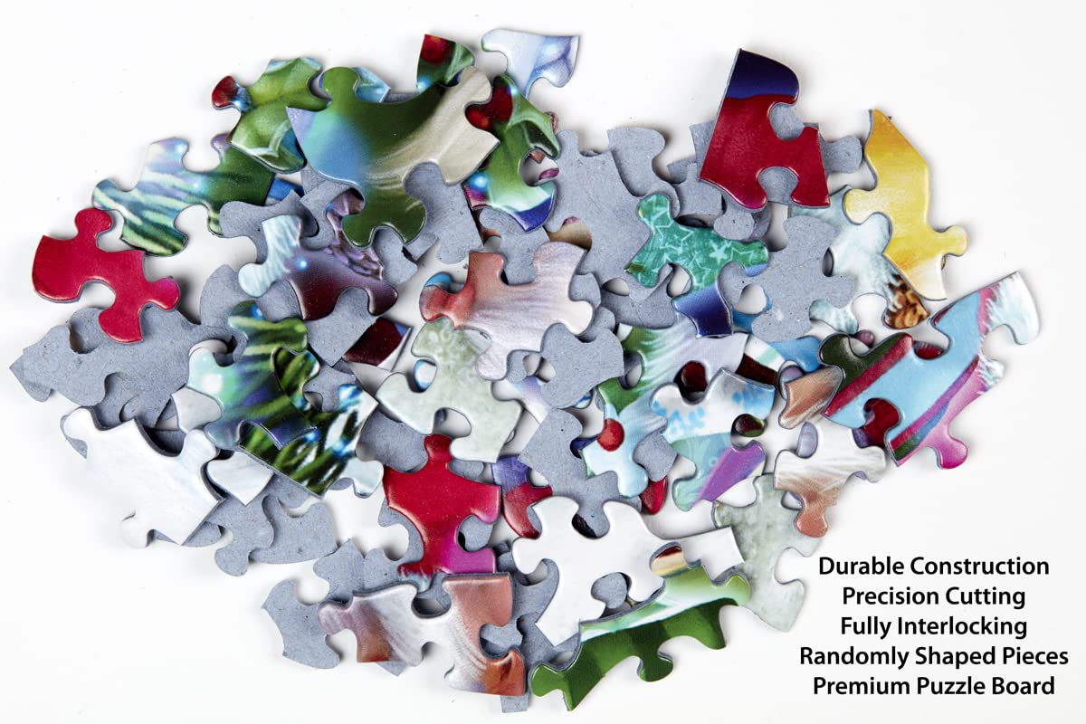Vermont Christmas Company Halloween Dance Jigsaw Puzzle - 100 Pieces for Adults & Kids - 19" x 13" Halloween Jigsaw Puzzle with Large, Fully Interlocking & Randomly Shaped Pieces