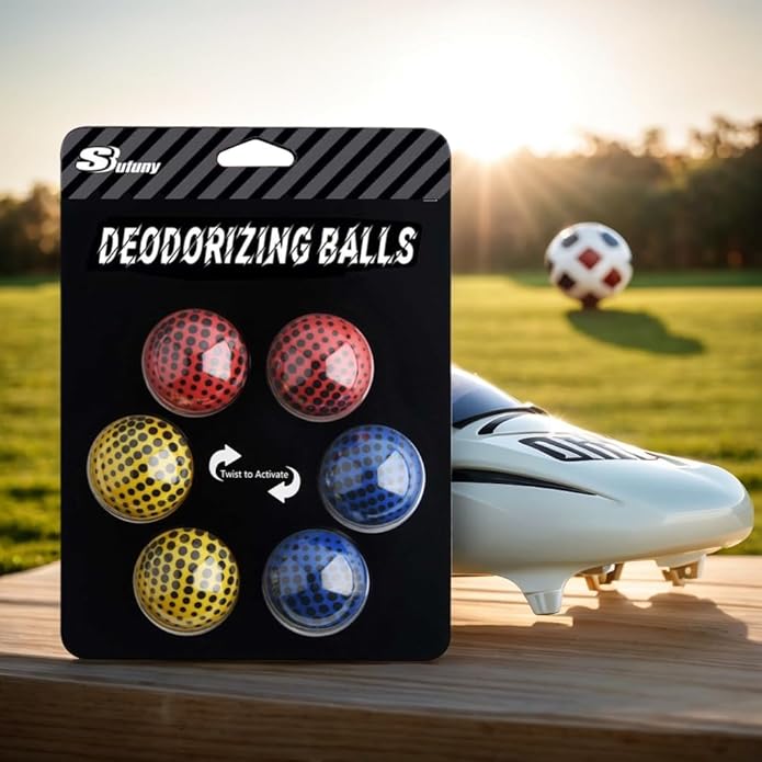 Shoe Deodorizer Balls Sneaker Deodorizers Balls Odor Eliminating for Shoes 6 Packs