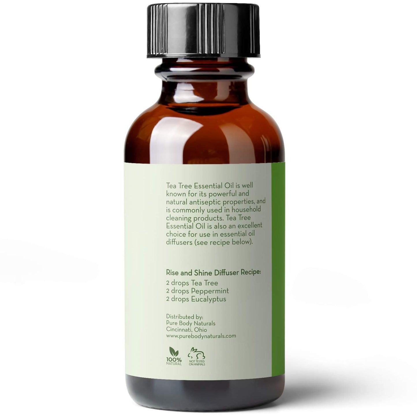 Tea Tree Essential Oil, 1 Fl Oz with Dropper - Undiluted Therapeutic Grade for Your Face, Skin, Hair and Diffuser - 100% Pure Me