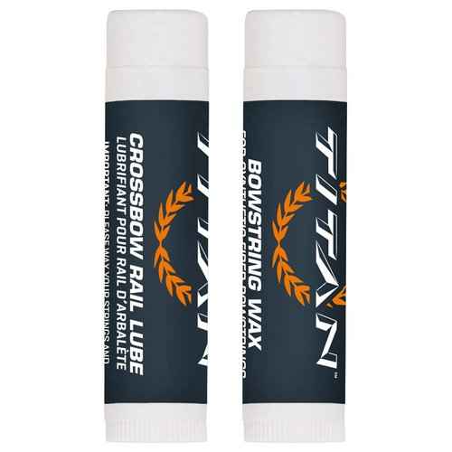 Allen Company Titan Krait Crossbow Case - Soft-Shell Design - Fits Scoped Narrow Limb Crossbows & Titan™ Crossbow String Wax & Rail Lube Combo, White 0.15 Ounce (Pack of 2)