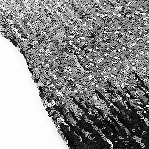 MANER Women's Sequin Dress Sparkly Glitter V-Neck Sleeveless Party Club Cocktail Tank Dress