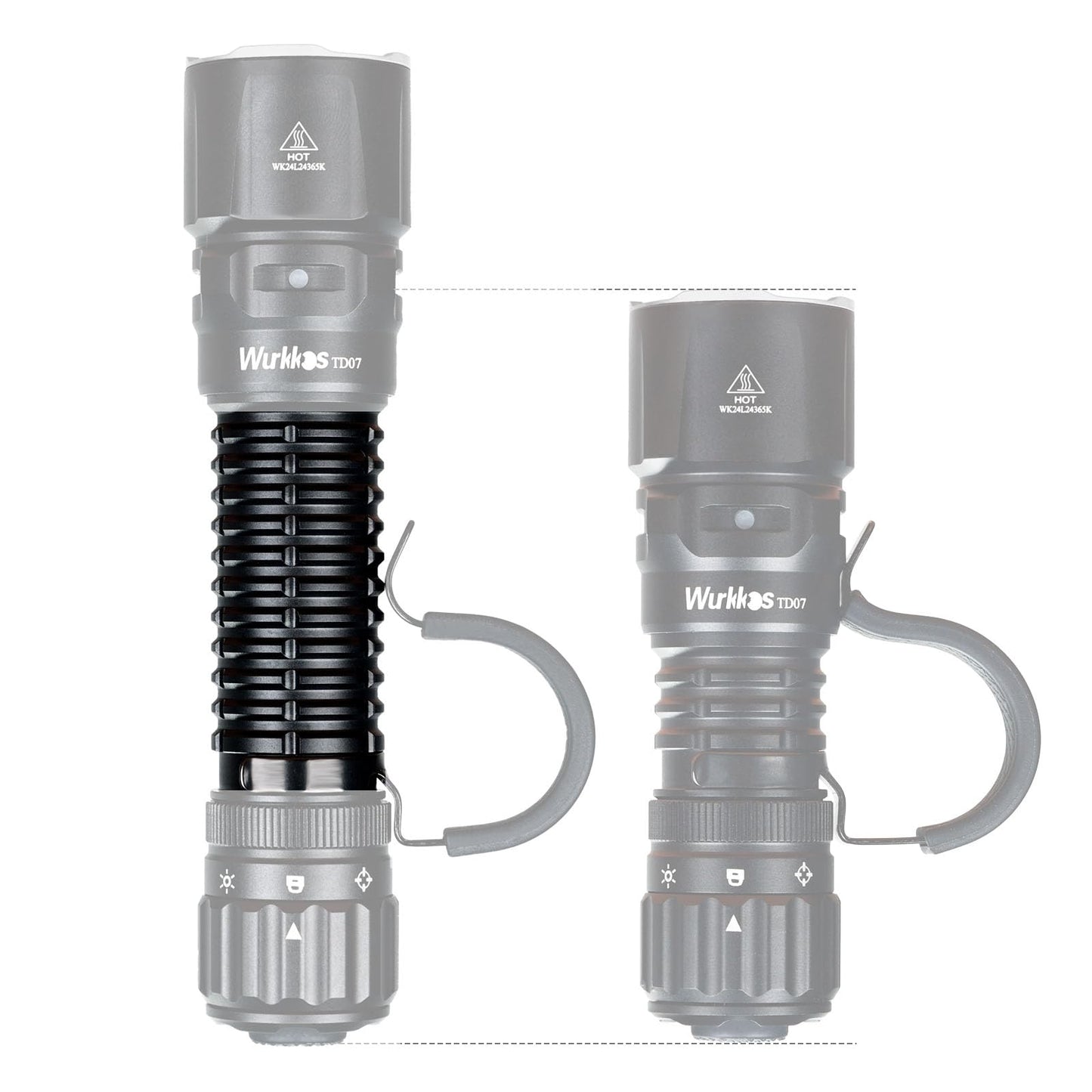 Wurkkos Long Tube For Td07 (Flashlight Not Included)