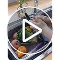 FOSJGO 2.4 Gal(9L) Collapsible Dish Basin with Drain Plug,Space Saving Multiuse Foldable Sink Tub,Dishpan,Kitchen Sink for...