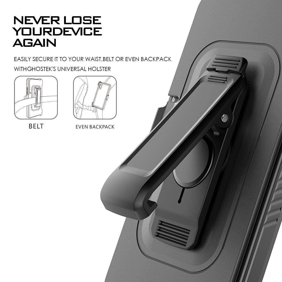 Defender Case For Samsung Galaxy Note 9,[No Screen Protector][Heavy Duty][Drop Protection] Tough Rugged Tpu Hybrid Hard Shell Ca