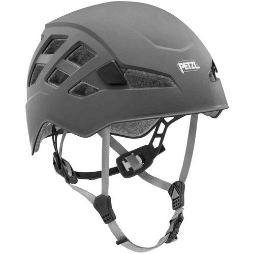 Petzl BOREO Men's Helmet - Durable Rock Climbing Helmet with Enhanced Head Protection - Grey - S/M