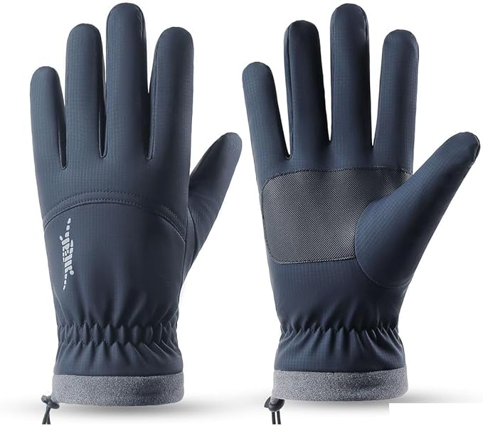 Unisex Winter Waterproof Ski Snow Gloves - Windproof Thermal Touchscreen Gloves for Outdoor Sports, Daily Work