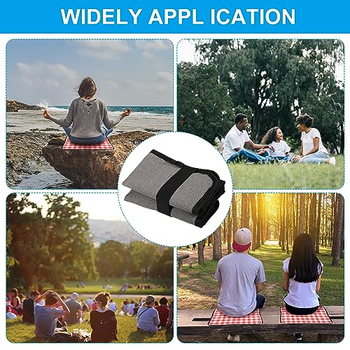 PATIKIL Outdoor Sitting Mat Waterproof Oxford Cloth Seat Cushion Folding Foam Mini Camping Seat for Picnic, Camping, Hiking