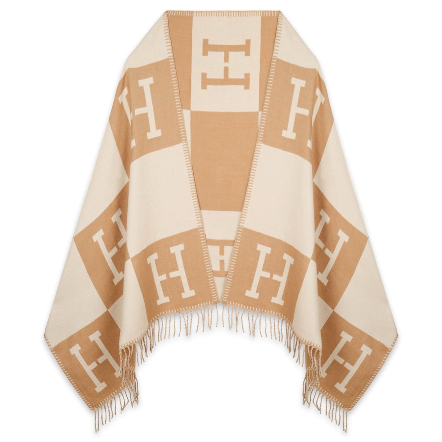 Relang Scarfs for Women Pashmina Silky Shawl Wrap for Evening Dressing Blanket Open Front Poncho Cape