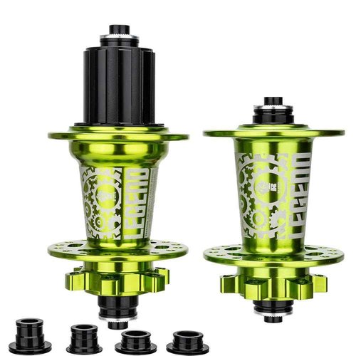 Lixada Bicycle Hub Disc 32H Front&Rear Disc Brake Hub MTB Mountain Bike 6 Pawls 32 Hole Bike Hub Disc 7075 Aluminum Ultralight Bike Disc Brake Hub for 8/9/ 10/11/ 12/13 Speed Cassette