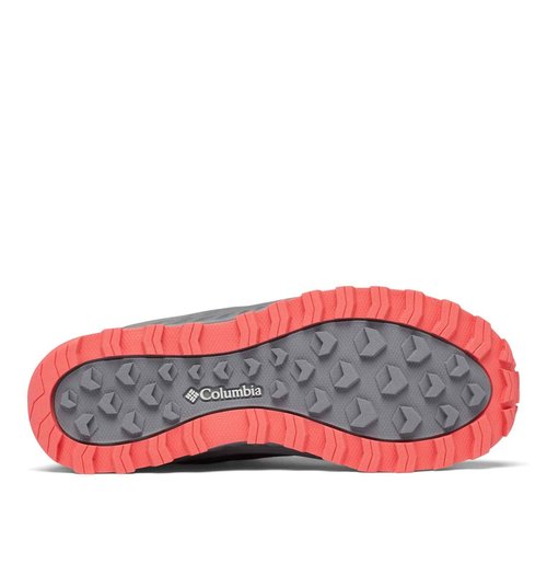 Columbia Women's Trailstorm Ascend Mid Waterproof, Dark Grey/Red Coral, 10