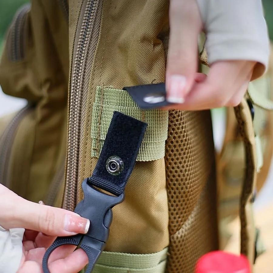 Hanging Bottle Buckle Clip Carabiner, Portable Mineral Water Bottle Clip