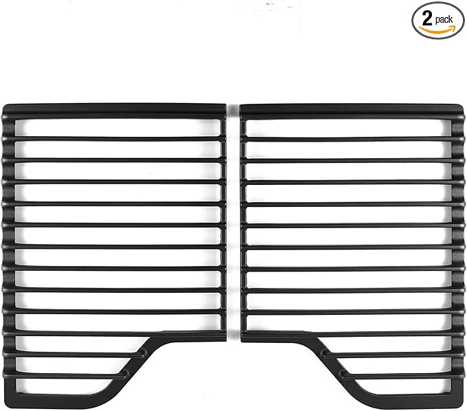Allstare W10594440 Burner Grates Replacement Parts for Whirlpool Gas Stove Parts Top Grate Kit W11214957 WCG55US0HS00 Kitc...