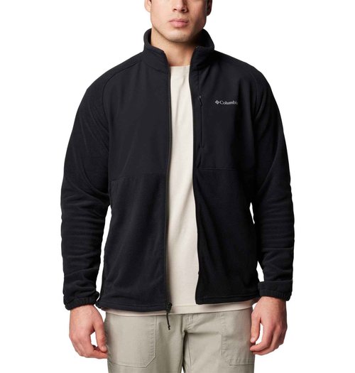 Columbia Men's Sage Peak Full Zip Fleece, Black, Medium