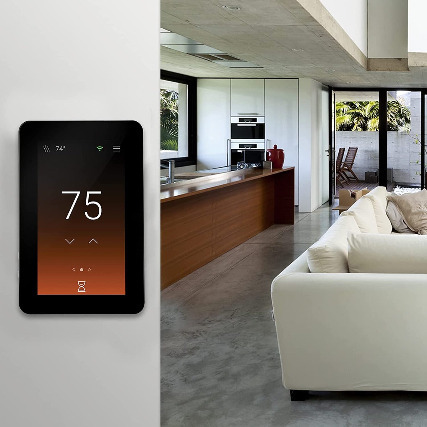 SunTouch ConnectPlus WarmWire Under Floor Heating Kit with Cable, Sensor, SunStat Voice-Activated WiFi Thermostat, 60 Sq Ft with 3" Spacing, 120V, Installs Over Plywood, Backer Board, Concrete Slab