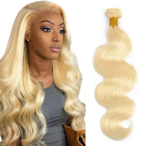 Habiliana Bundles Human Hair 20 22 24 Inch Body Wave Blonde 613 Human Hair Bundles 11A Unprocessed Brazilian Virgin Quick Weave Hair Extensions for Black Women