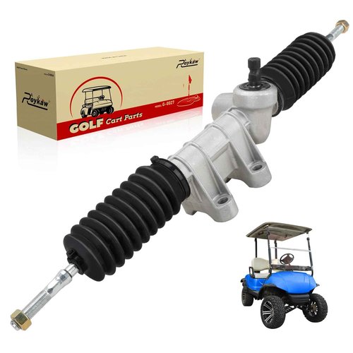 Roykaw Golf Cart Steering Gear Box Assembly Replacement with Tie Rod Ends Compatible with Yamaha G29/Drive Gas & Electric Models, Steering Rack and Pinion, Durable and Sturdy, OEM# JW1-F3400-00