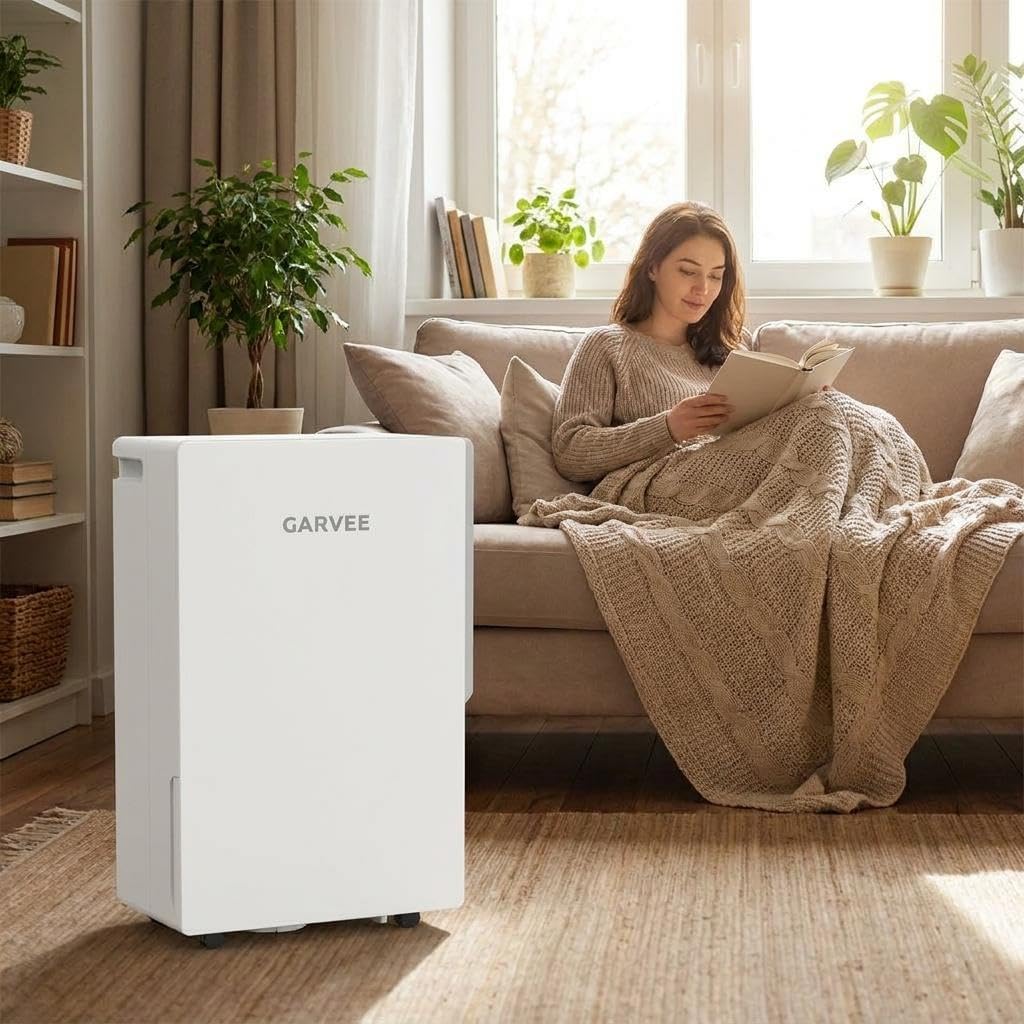 5500 Sq.ft Whole House Dehumidifier, 150 Pints Large Dehumidifier for Basement, Ultra Quiet, Continuous Drain Hose & 5.5L Water Tank, Auto Defrost, Smart Mode, 24H Timer for Bedroom,Office