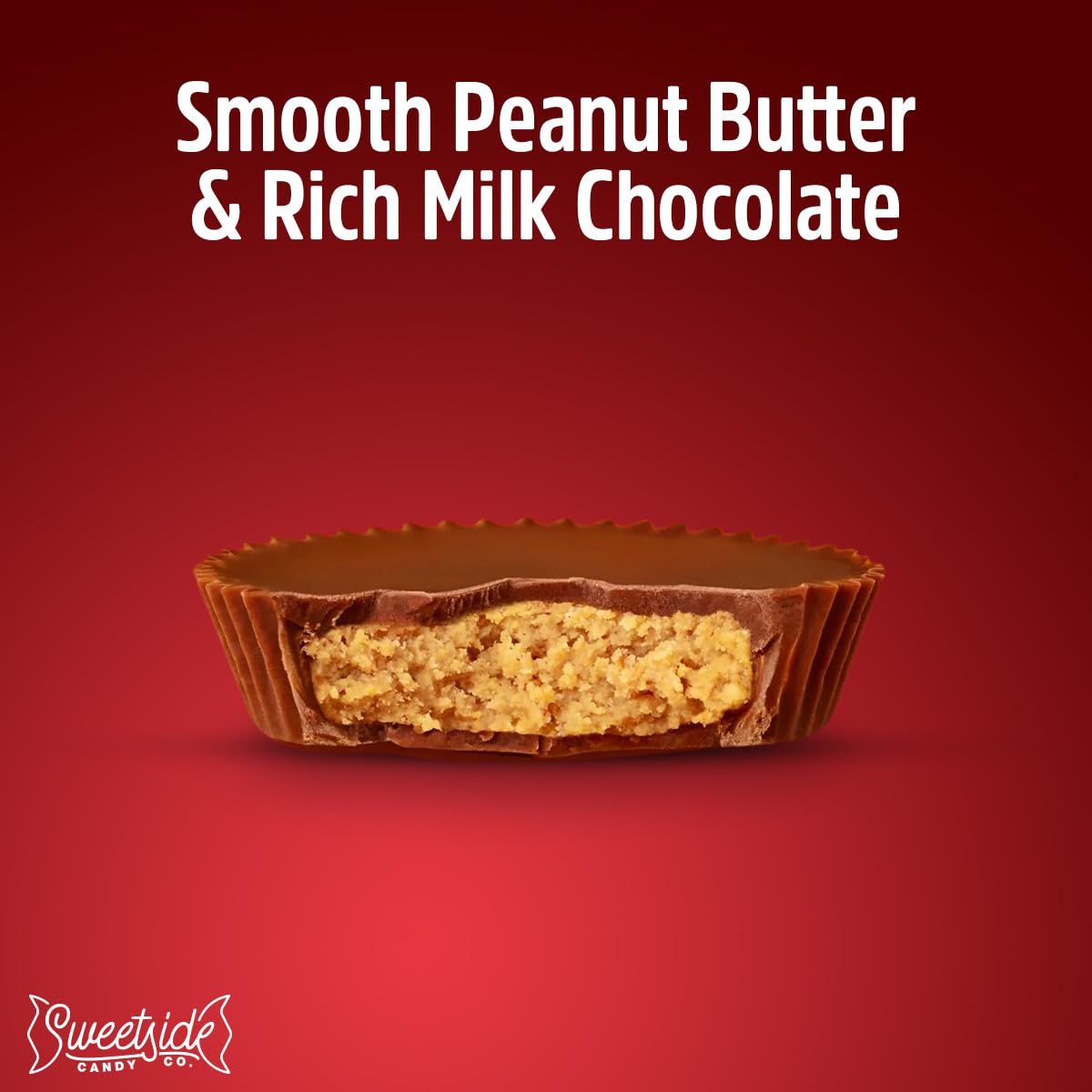 Milk Chocolate Peanut Butter Cups Bulk - Individually Wrapped Miniature Peanut Bite-Size Treat Candies Snack Encased in a Crunchy Milk Rich Chocolate Shell Melt in Your Mouth Craving, 5lb Bag, Party Candy
