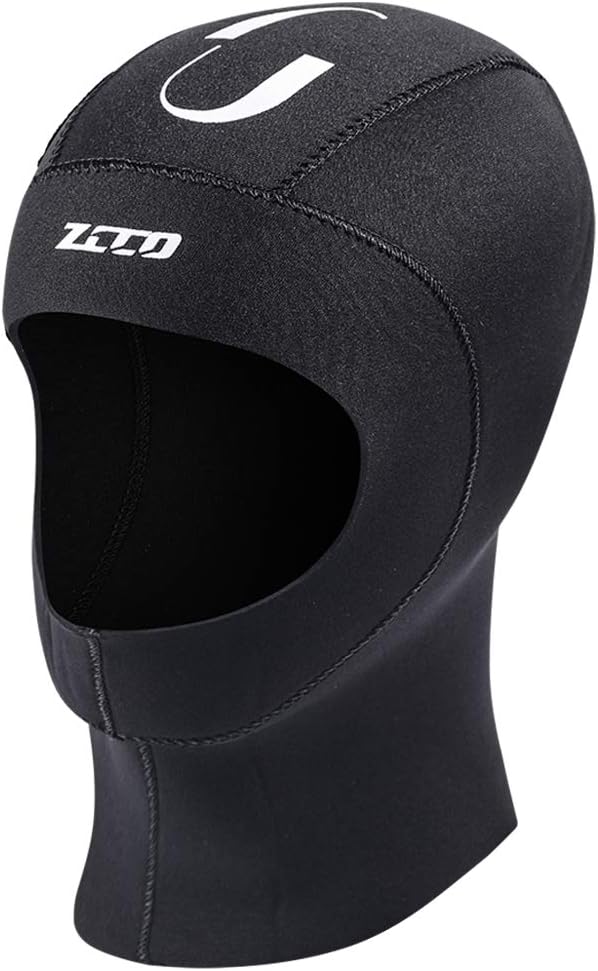 Neoprene Wetsuit Hood Scuba Diving Hood 3MM 5MM for Men Women Youth, Bib Dive Cap Surfing Thermal Hood for Kayaking Snorke...