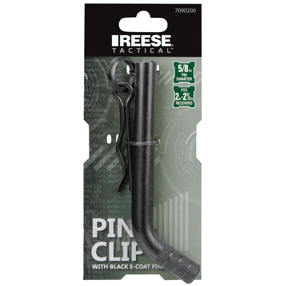 Reese Black Tactical E-Coat Pin and Clip