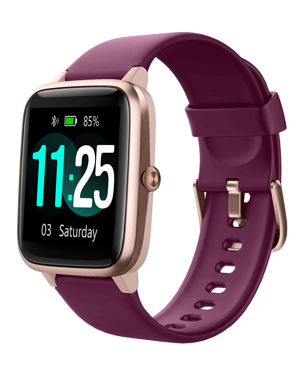 Asiameng Fitness Tracker Fitness Watches For Women Men (Make/Answer Calls), 1.85 Smart Watch For Iphone/Android Phones, Heart Ra