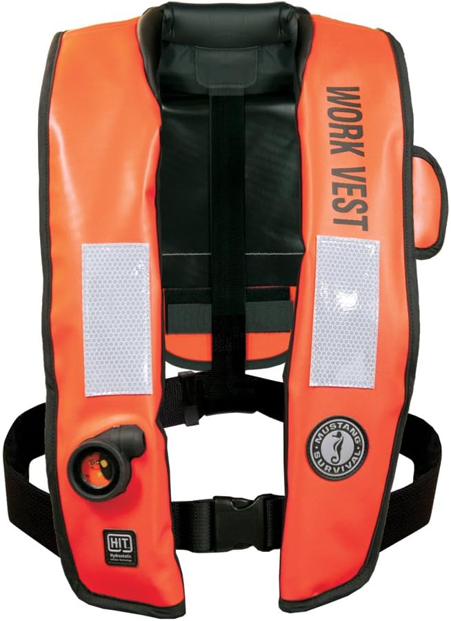 Mustang Inflatable Work Vest w/HIT Orange
