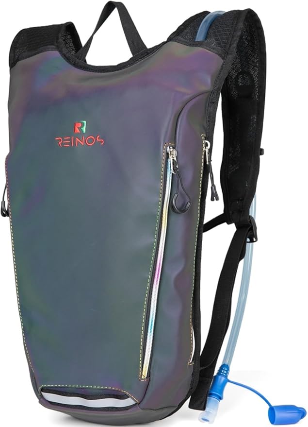 Hydration Backpack Pack with 2L Water Bladder Rave Essentials Lightweight Bag for Hiking, Running Vest, Music Festival for...