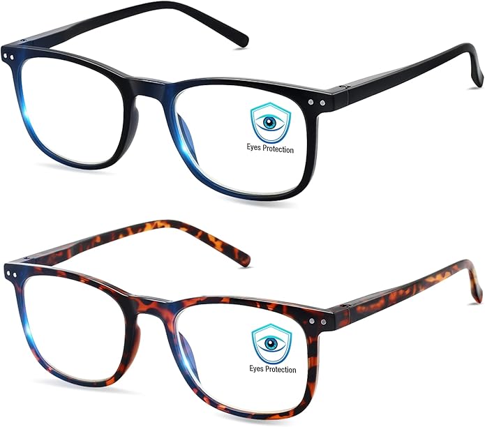 AOSM Blue Light Glasses for Men & Women,Gaming glasses Anti-Glare UV400 Protection,Blue Light Blocking to Relieve Eye Strain