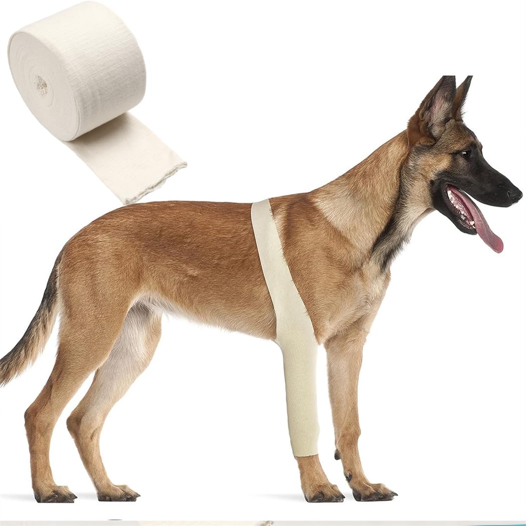 Tubular Bandages Elastic Support Bandage Size D Washable Compression Bandage Compression Wrap Roll for Arms Lower Legs 3in X 26ft
